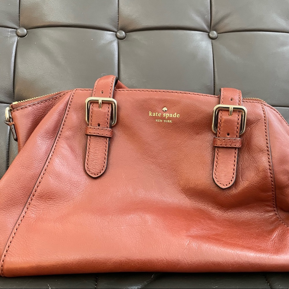 Brown soft leather Kate Spade purse